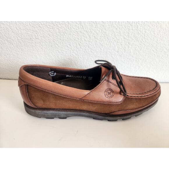 Ralyx by Mephisto Hurrikan Boat Shoe Brown Suede Leather Size 9 Men Excellent main image 8